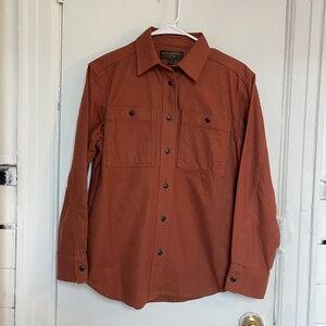 Filson Women's Field Chamois Shirt Size XS Madder Root NWOT